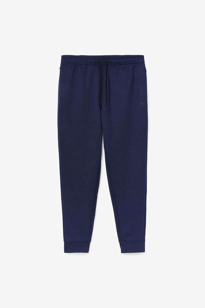 Fila Pants Himmat Jogger Mens Navy - India UBX-978432